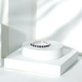 thumbnail image 6 of Rosec Jewels Princess Cut Blue Sapphire Half Eternity Ring for Women - September Birthstone Ring - AAA Quality - Ready to Gift, 10K White Gold, US 4.50, 6 of 9