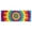Rainbow Tie Dye, variant on Rainbow Tie Dye Concentric Circles Kitchen Rug Mat,Kitchen Runner Rugs Non Skid Washable,Decorative Kitchen Floor Mats for Kitchen,Sink,Laundry,17"X47"