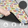 thumbnail image 3 of Balery Glazed Donuts Juego de 4 Alfombrillas para Auto, Revestimientos de Caucho Resistente, Diseño Antideslizante, 3 of 7