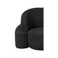 thumbnail image 5 of Meridian Furniture Principessa Black Boucle Fabric Chair, 5 of 15