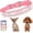 Pink, variant on Mumup 1Pack Dog Collar for Extra Dogs ,Rhinestone Bling Diamond Sparkly Crystal Jewel Cute Adjustable for Small Medium Large Girl Puppy Cat Collars Female Pet Kitten