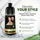 thumbnail image 5 of Herbishh Dark Brown Shampoo, Hair Dye Shampoo 3 in 1, 100% Grey Coverage, Hair Color for Men & Women, Long-lasting Color in 20-25 Mins, Ammonia-free, 200 ml, 5 of 7