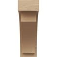 thumbnail image 2 of 8"W x 16"D x 24"H Classic Rivera Rough Cedar Woodgrain TimberThane Corbel, Primed Tan, 2 of 6