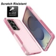 thumbnail image 4 of Galaxy S25 Ultra Case , 2 in 1 Phone Case for Samsung Galaxy S25 Ultra 5G 6.9 inch ,Takfox Shockproof Protection Heavy Duty Armor Hard Plastic & Rubber Rugged Full Body Bumper Cover- Pink, 4 of 11