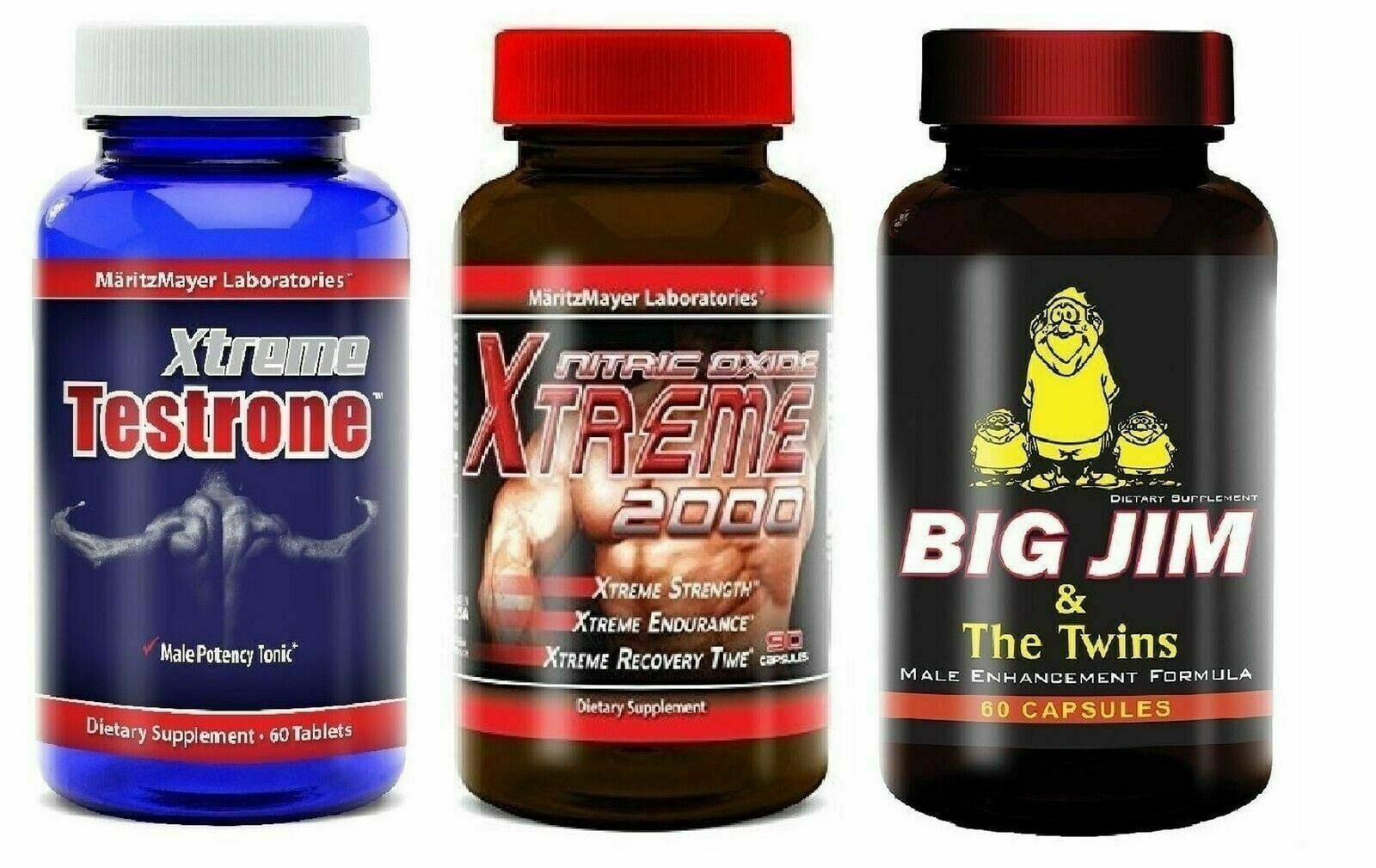 Natural Xtreme Testrone Xtreme 2000 Nitric Oxide Big Jim & The Twins
