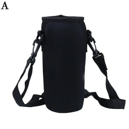 1000ml Neoprene Water Bottle Carrier Insulated Cover Holder Bag. Strap L4E7 U4V0