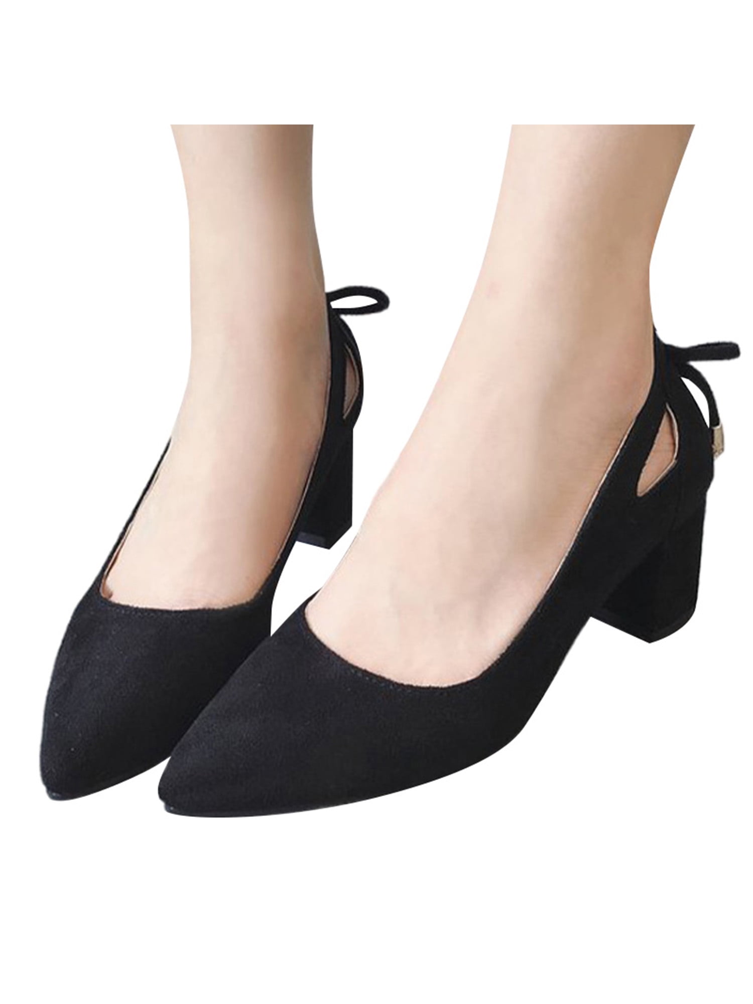 Difumos Women Lightweight Low Top Dress Pump Shoes AntiSlip Slip On