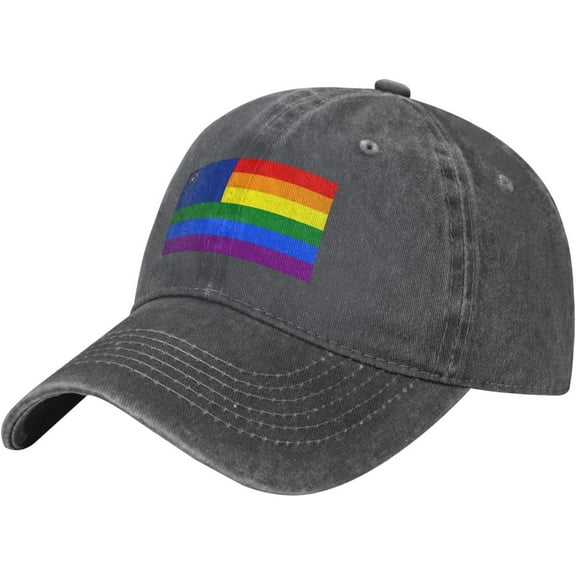 Pride Rainbow LGBT Flag of Nevada Baseball Cap Women Men Hat Vintage Trucker Sun Hat Dad Cowboy Hats