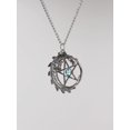 thumbnail image 3 of Mystical Dragon Encircling Pentacle Medieval Renaissance Pendant Necklace by Real Metal NK-403, 3 of 5
