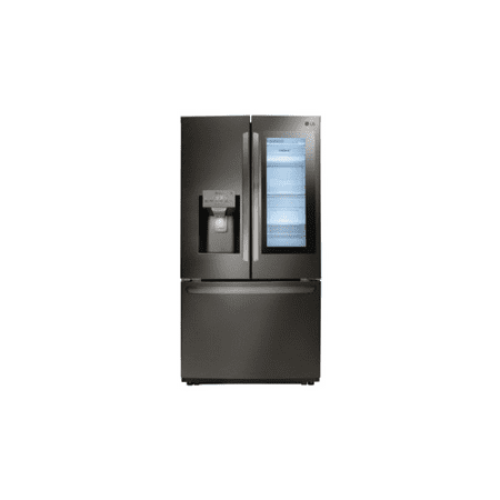 LG LFXS26596D 26 cu.ft. 3 Door French Door, InstaView Door-in-Door, Dual Ice, PrintProof Black Stainless Steel