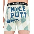thumbnail image 3 of Lazy One Funny Animal Boxer Briefs for Men, Underwear for Men, Comical, Golf (Nice Putt, Medium), 3 of 6
