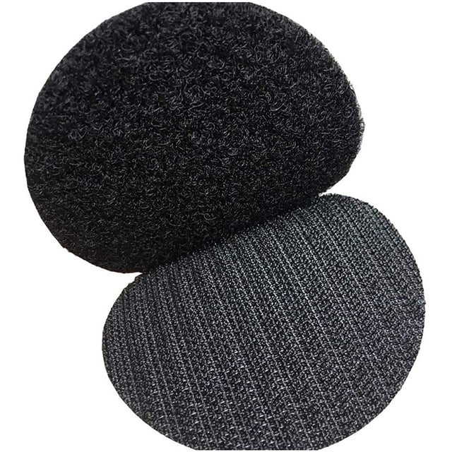 Lot de 150 Rubans Auto-Adhésifs 10 mm à Crochet et Boucle, Nylon Robuste Industriel, Forte Adhérence, Dos Autocollant, Points à Crochet et Boucle, Coussinet Rond à Fixer pour Montage Mural, Maison, Bureaux, École