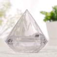 thumbnail image 3 of 36PCS Transparent Diamond Shape Candy Box Wedding Favor Gift Boxes Party Box Clear Plastic Container Home Decor Gift, 3 of 9