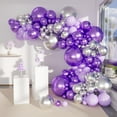 thumbnail image 4 of Birthday Balloon Garland Arch Background Wall Party Decoration Supplies Arrangement High-end Balloon Decoration Set, 4 of 8