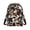 Brown Camouflage Theme, variant on Star Stripes Design Crossbody Bag, Zipper Closure Polyester Sling Bag for Travel Traveling, Portable Sling Crossbody Bags