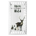 thumbnail image 2 of Sweet Jojo Designs Woodland Camo Beige Green and Black Photo Op Fitted Crib Sheet, 2 of 2