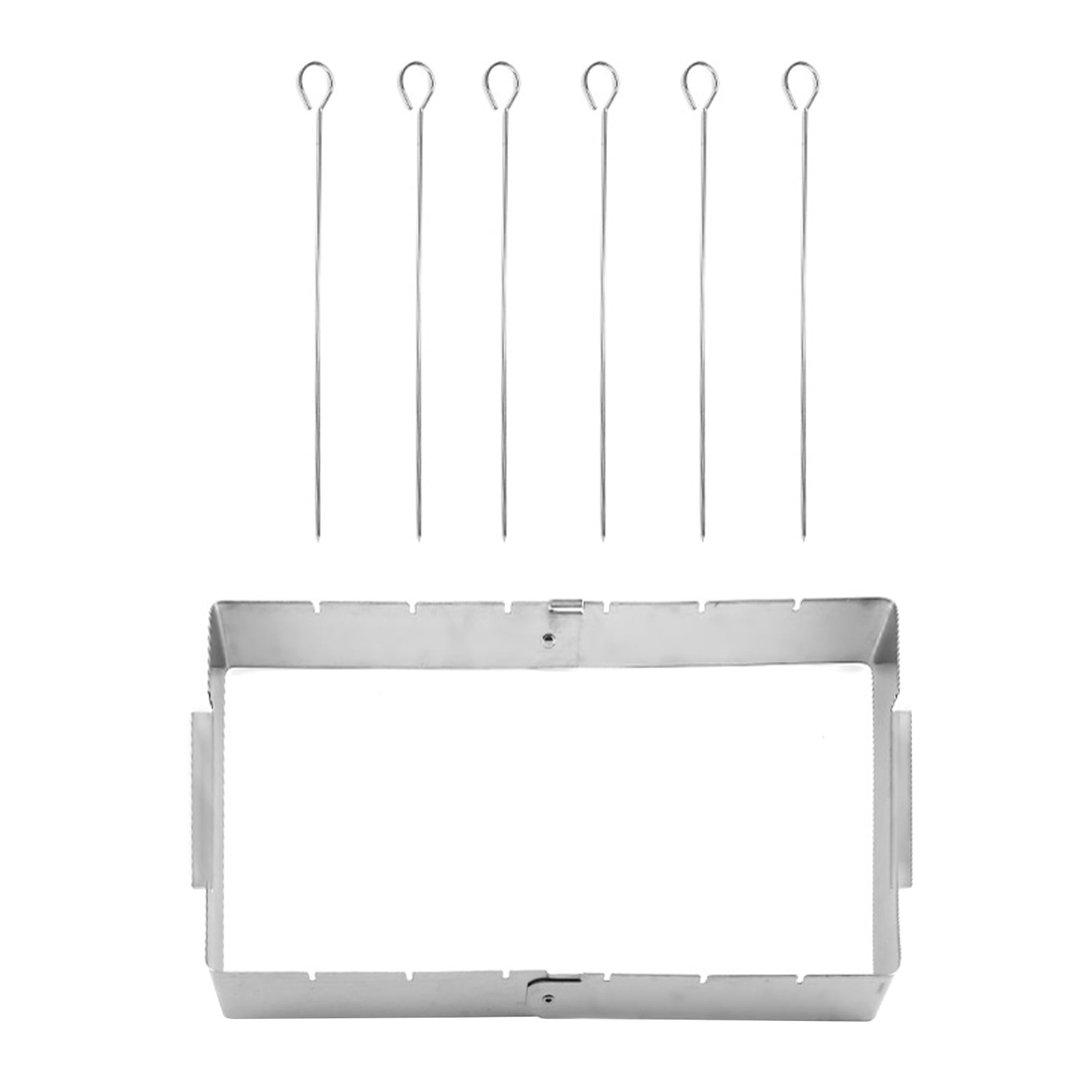 Outdoor Stainless Steel Foldable Barbecue Rack BBQ Bracket Grill with