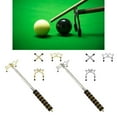 thumbnail image 2 of Professional Retractable Pool Cue Durability Stainless Steel Pool Bridge Stick, 2 of 12