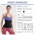 thumbnail image 3 of Waist Trainer for Women Sauna Waist Trimmer Belt Tummy Band Sports Girdles, 3 of 5