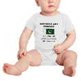 thumbnail image 2 of Not Only Am I Perfect, I'm Pakistani Too! Cute Baby Romper Bodysuit For Boy Girl (White, 3-6 Months), 2 of 5