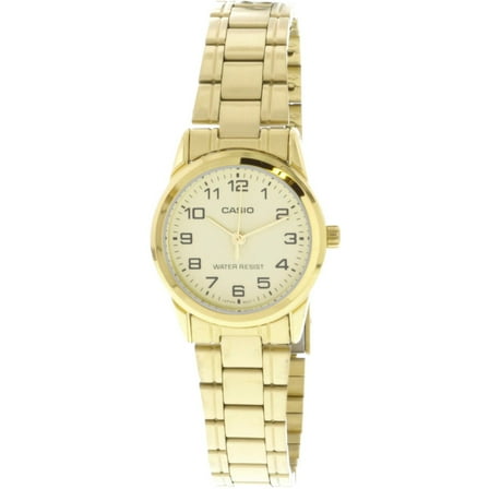 Casio Women's LTPV001G-9B Gold Stainless Steel Metal Japanese Quartz Fashion Analog Watch