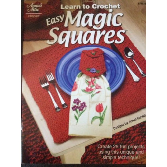 Pre-Owned Learn to Crochet Easy Magic Squares, 9781931171335, 1931171335, Paperback,
