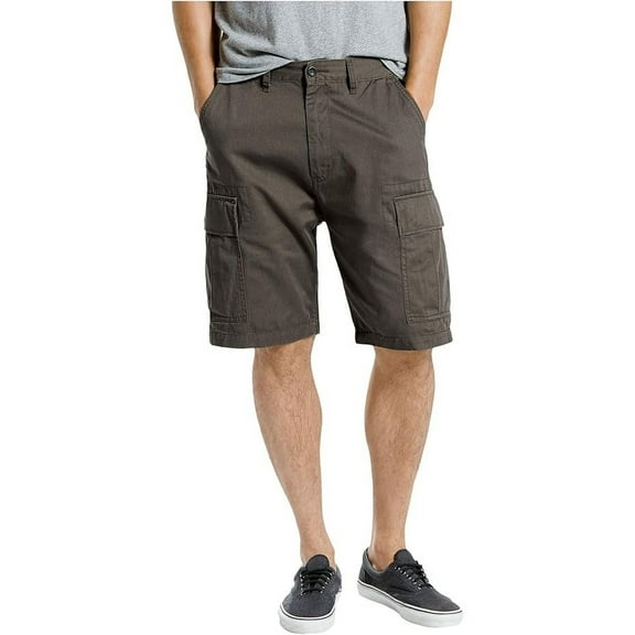 Levi's GRAPHITE/RIPSTOP Men's Carrier Cargo Shorts, US 29