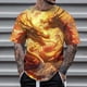 thumbnail image 2 of Playera Para Hombre, Camisetas De Cuello Alto Para Primavera Y Verano Para Hombre, Camisetas Casuales De Manga Larga De Color Sólido Con Ajuste Elástico Ajustado, 2 of 4