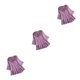 thumbnail image 3 of Camisa de moda mujer Sonducket Blusa vintage fibra púrpura 5XL, 3 of 6