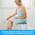 thumbnail image 3 of HNYG Shower Seat Cushion, Waterproof Bath Cushion for Tub Transfer Bench, Seat Foam Cushion with Hook, Bathtub Chair Pad, Shower Cushion for Elderly, Senior, Disabled, 3 of 8
