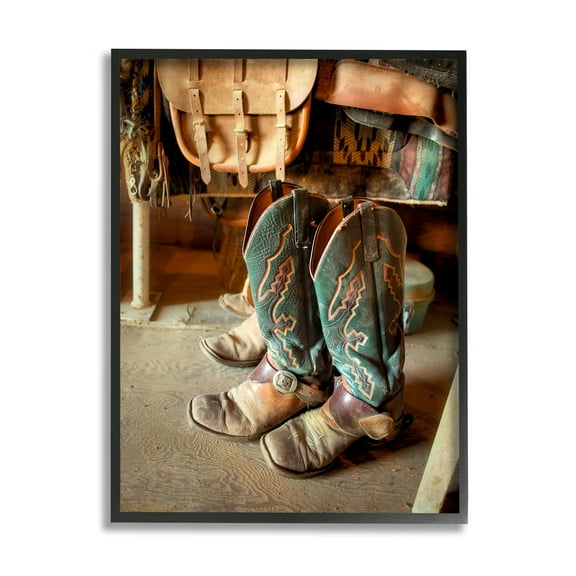 Stupell Industries Rustic Western Photography Beauty & Fashion Photography Black Framed Art Print Wall Art, 11 x 14