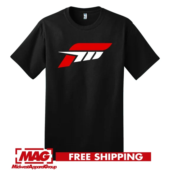 RARE FORZA MOTORSPORT T-SHIRT Videogame Logo XBox Series X Gaming Racing Shirt Tee
