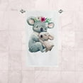 thumbnail image 6 of SKYSONIC Fingertip Hand Towels Set of 2 Pcs Koala Family with Wreath Absorbent Face Bath Towels for Bathroom Kitchen 30"x15", 6 of 6