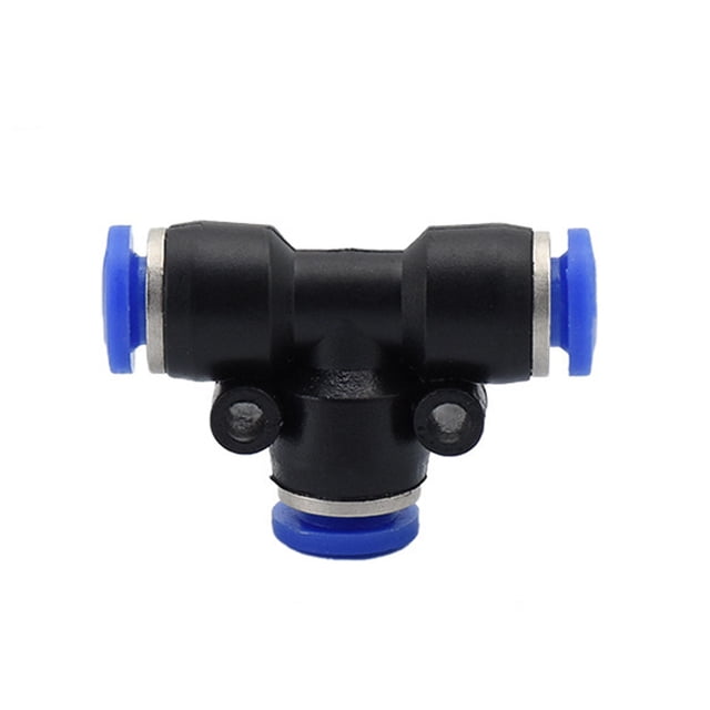 keepw 10pcs/set Durable Pneumatic Tube Connectors For High Pressure Resistance Easy Installation Good Sealing Quick Hose T-tee PE 6【 Ordinary 6mm