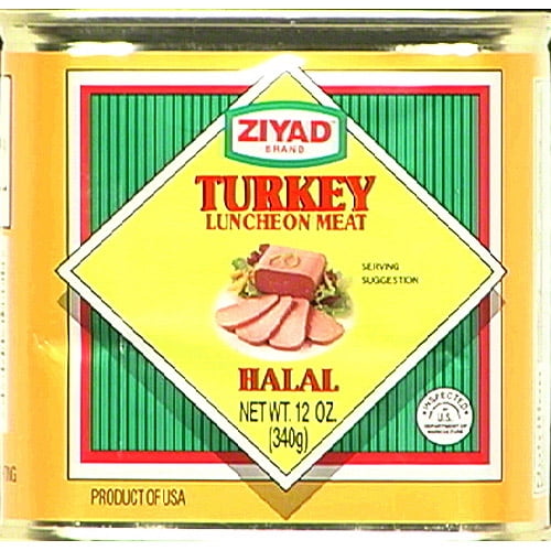Ziyad Brand Halal Turkey Lunch Meat, 12 oz, (Pack of 6) Walmart