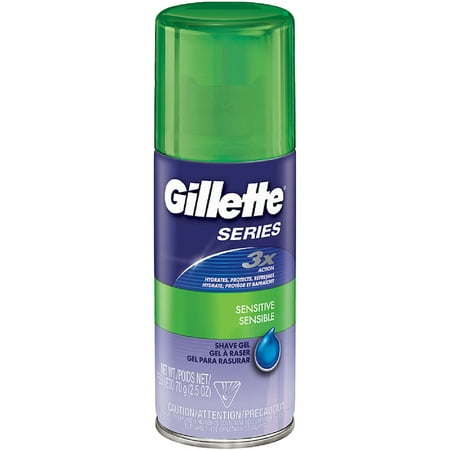 Gillette Series Sensitive Skin Shave Gel 2.50 oz - (Pack of 2)