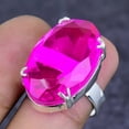 thumbnail image 2 of Natural Pink Kunzite Gemstone 925 Sterling Silver Jewelry Ring Size 8, 2 of 2