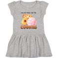 thumbnail image 3 of Inktastic I'm Just Here for the Cookies Girls Toddler Dress, 3 of 5