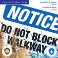 thumbnail image 5 of Do Not Block Walkway Sign, OSHA Notice Sign,, 5 of 8
