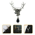 thumbnail image 4 of Shisuyan Deer Head Brooch Alloy Silver 1Pack 3.1X2.1In, 4 of 8