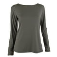 thumbnail image 2 of Women's Cowl Back Blouse Shirt Top-NN-S, 2 of 4