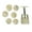 The moon is full, variant on KUFptva Hand Pressed Mooncakes Mold Bean Pastes Cake Press Mould Flower Shape Round Pastries Maker Kitchen Baking Supplies