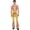 Gold, variant on Sholeno Men's Retro Disco Jumpsuit Chic Print Sleeveless Tiered Flared Long Pants Bell-Bottom Bodysuit Silver L