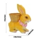 thumbnail image 3 of Maceta De Resina Para Conejos De Jardín 1Pcs Resin Rabbits Flower Pot with Bamboo Design Yellow Succulent Planter for Creative Balcony Arrangement and Patio Landscaping Decoration JASKFLY, 3 of 9