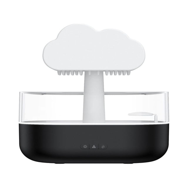 Humidificateurs pour Chambre à Coucher Humidificateur Nuage de Pluie avec 7 Couleurs de Lumières Humidificateur Nuage de Pluie Réglable Lampe Humidificateur Nuage de Pluie Relaxant Diffuseur d'Arôme Multifonctionnel Grandes Affaires