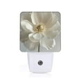 thumbnail image 1 of Fotbe Elegant Ivory Flower Pattern Plug-in LED Backlit Night Light with Motion Sensor & Dusk to Dawn Sensor Energy Efficient Night Light, Bedroom Night Light-UK, 1 of 7