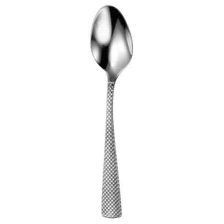 Oneida T057SFTF Jade Stainless Steel Extra Heavy Weight Euro Teaspoon Silver