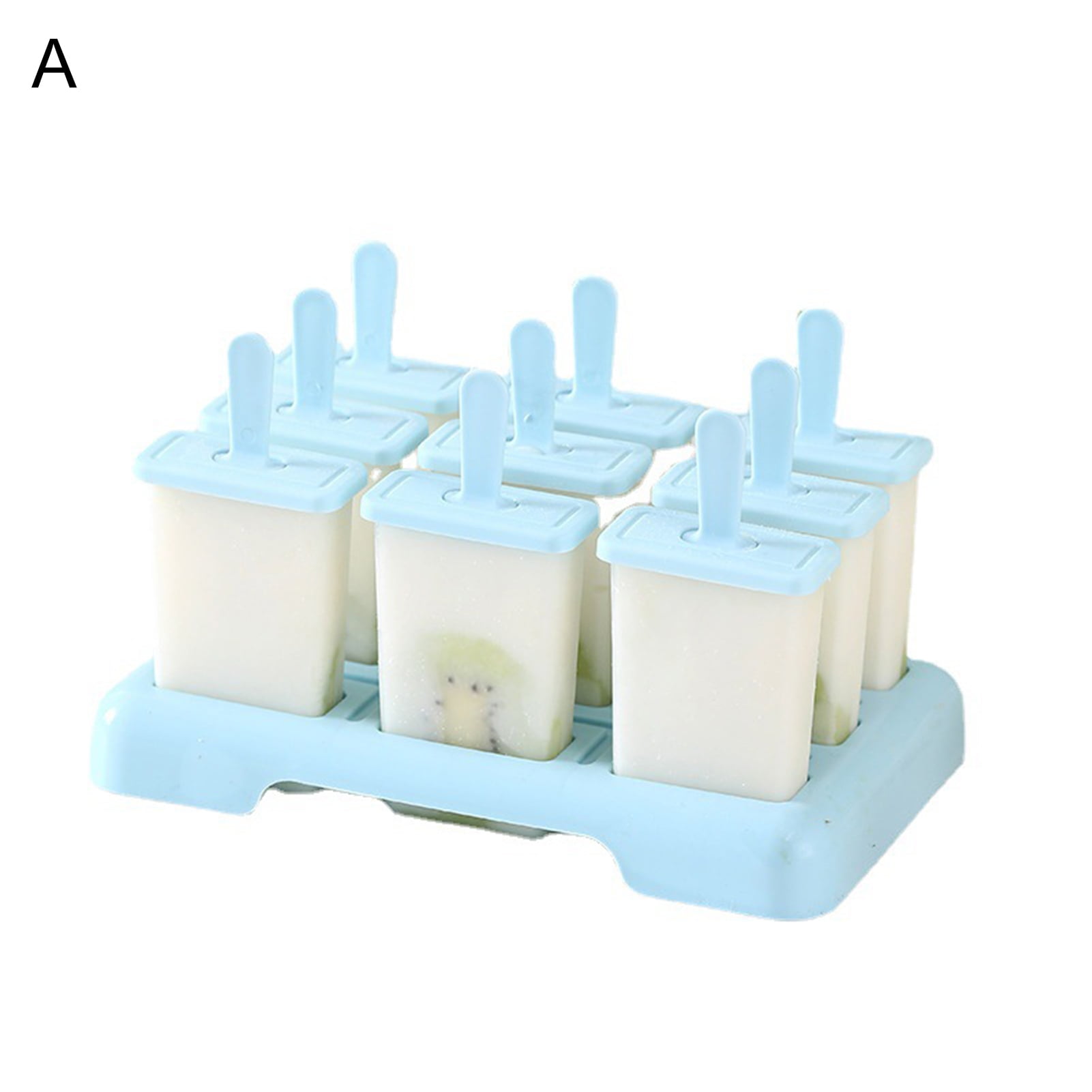 Yirtree Silicone Popsicle Molds Maker,Large Homemade Ice Pop Molds Food Grade BPA Free Popsicle Mold Ice Cream Mold Food Grade Non-Stick PVC Ice Pop