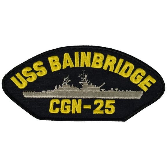 USS BAINBRIDGE CGN-25 SHIP PATCH - GREAT COLOR - Veteran Owned Business