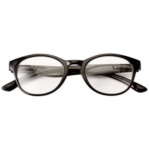 Round Frame Retro Readers2.50xblack